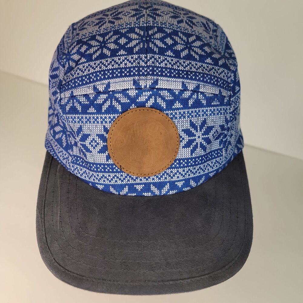 Crested Butte Alley Loop 35th Hat Fischer Nordic Ski Marathon 5 Panel Cap Blue